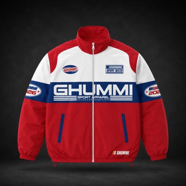 Red White Blue Racer Jacket