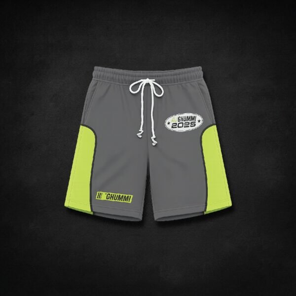 Grey with Green Shorts